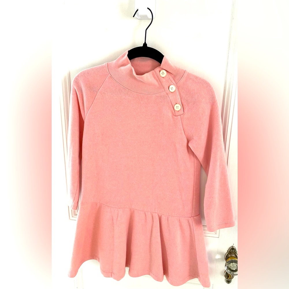Crewcuts Pink Dress with Buttons Size 6 NWOT